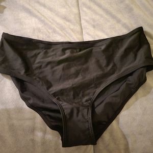 Black tankini bottoms